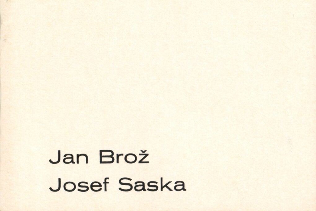 Jan Brož – sochy, Josef Saska – grafika